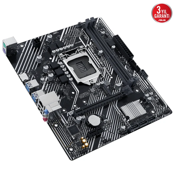 ASUS PRIME H510M-F R3.0-CSM INTEL H470 LGA1200 HDMI VGA ANAKART - Resim 4