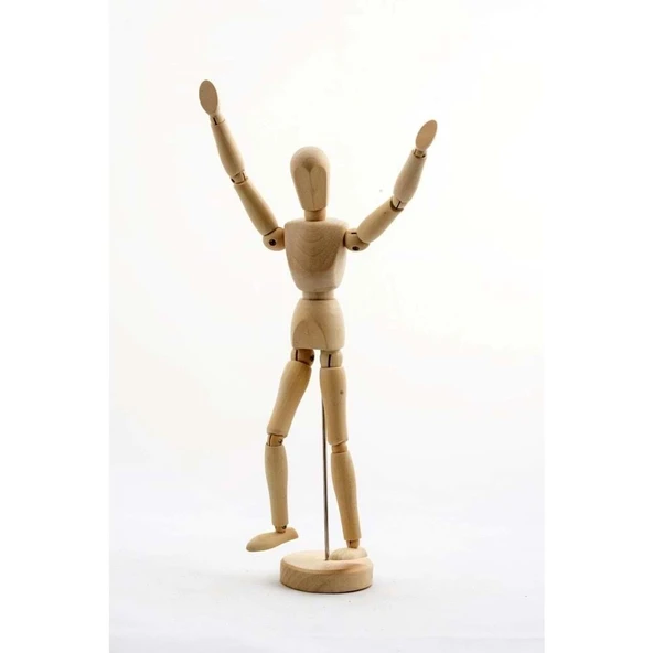Ahşap Model Manken Ahşap Robot 30 Cm ürün görseli