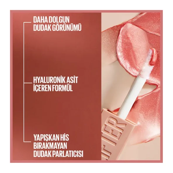 Maybelline New York Lifter Gloss Nemlendirici Dudak Parlatıcısı - 019 Gold - Resim 5