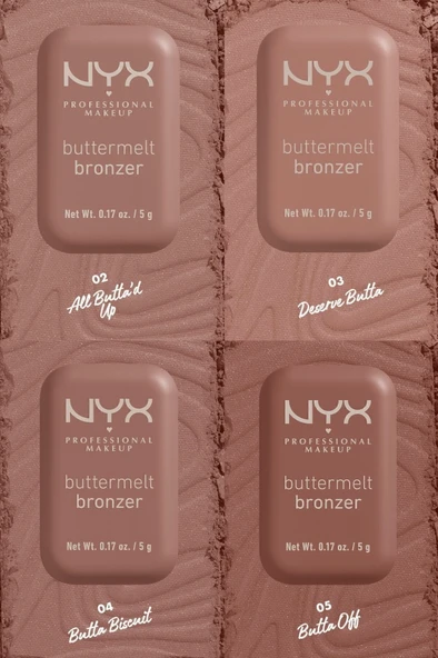NYX Professional Makeup Buttermelt Bronzer - 02 All Buttad Up - 8