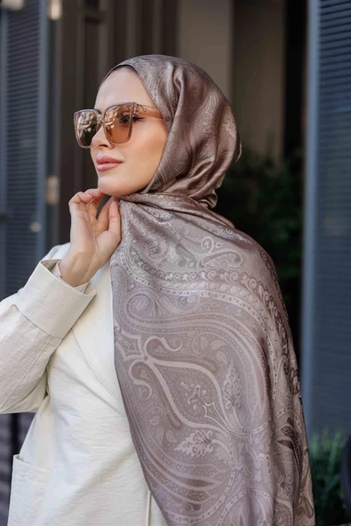 Etro Desen Premium Şal Vizon