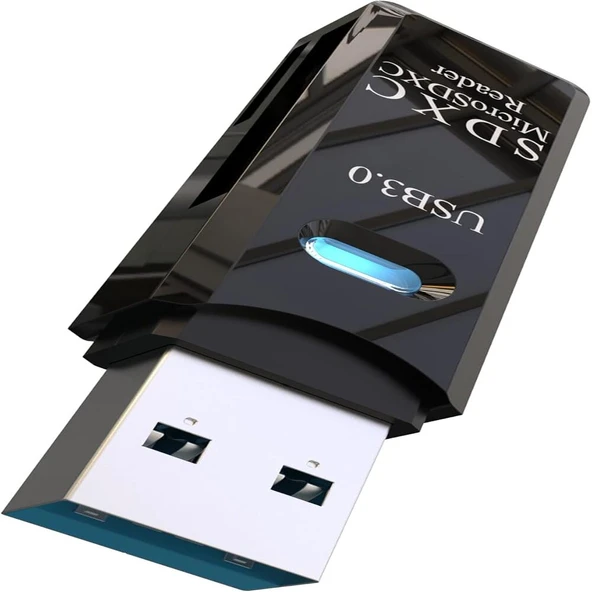 Anunnaki USB 3.0 2‑in‑1 SD TF Kart Okuyucu & Dönüştürücü Hub Veri Aktarıcı Adaptör - 3