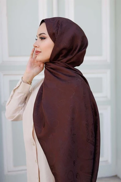 Etro Desen Premium Şal Kahve - 4