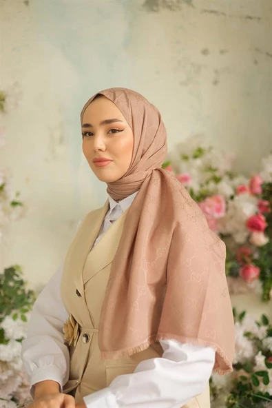 G Desen Şal Vizon - Resim 5