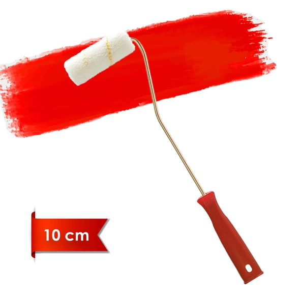 Dekor 1084 Eksport Parmak Saplı Boya Rulosu Saten Boyama Tadilat Rulosu 10 cm ürün görseli