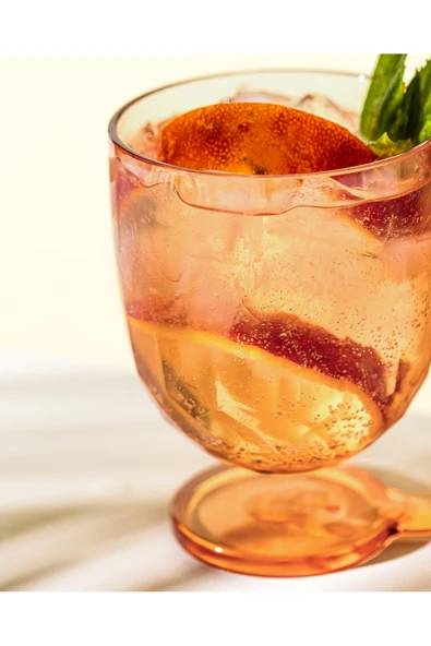 Domme 2'li Plastik Kupa - Turuncu - 385 ml - Resim 3