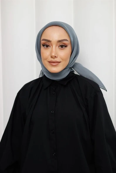 Abiye Eşarp Antrasit - 2