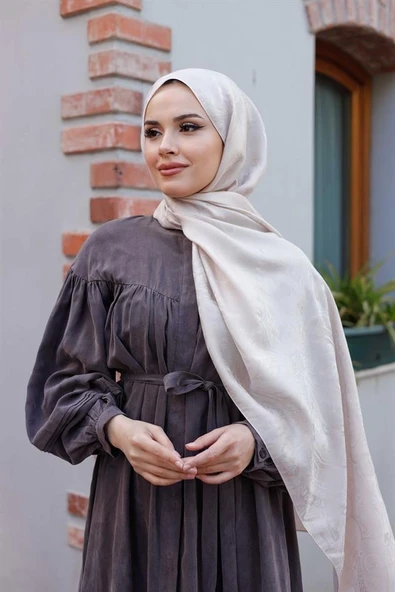 Etro Desen Premium Şal Vanilya - Resim 3