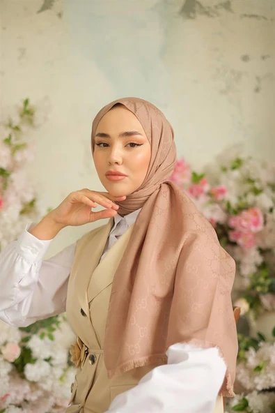 G Desen Şal Vizon - Resim 3