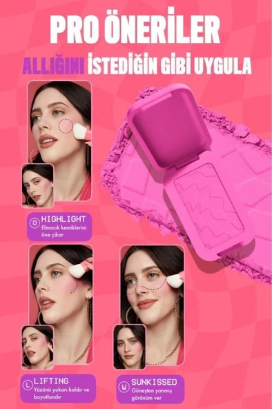 NYX Professional Makeup Buttermelt Blush Kremsi Pembe Pudra Allık - 04 U Know Butta - 7