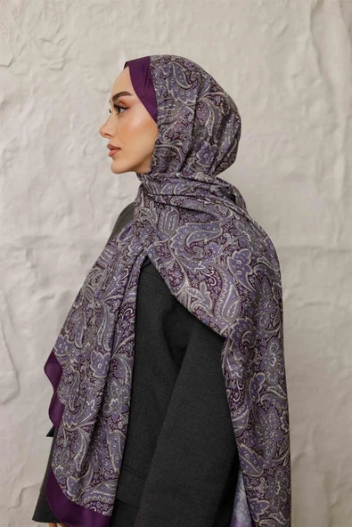 Etnik Desen Larisa Şal Mor - 6