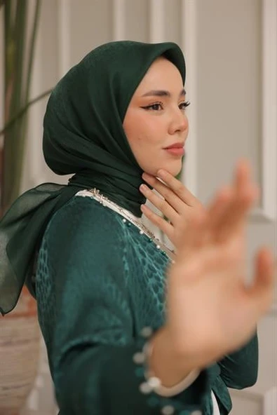Abiye Eşarp Zümrüt - 3