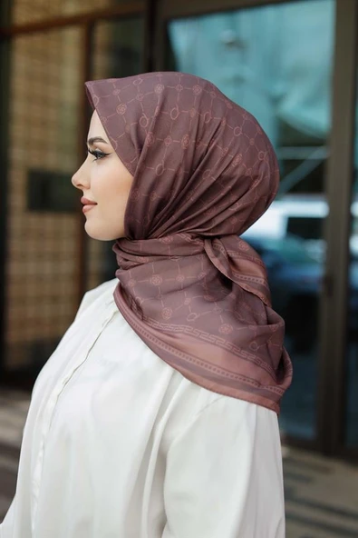 Q Serisi Eşarp Kahve - 5