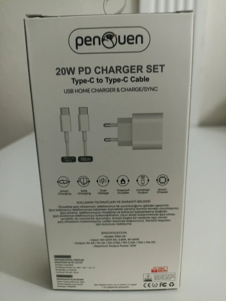 Penguen 20W PD Şarj Seti - Resim 2