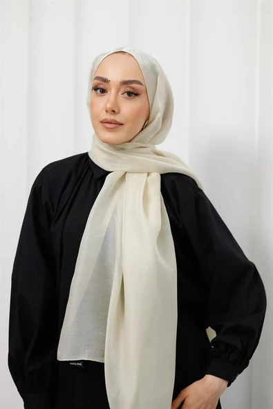 Abiye Şal Vanilya - 4