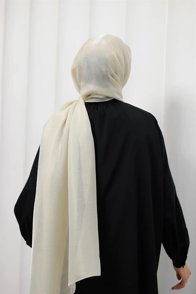 Abiye Şal Vanilya - 6