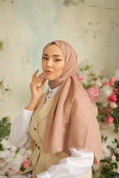 G Desen Şal Vizon - Resim 2