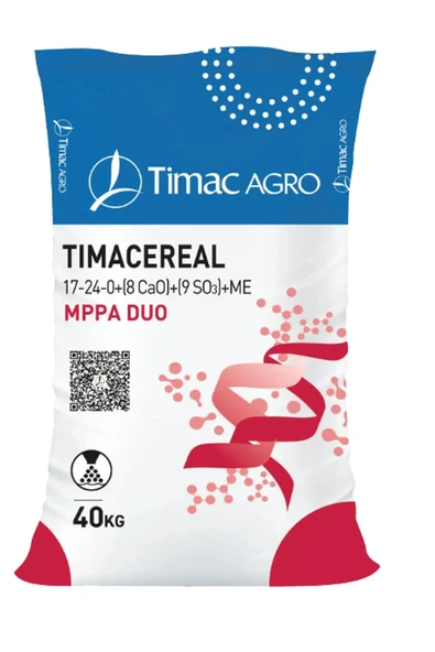 Timac Agro Timacereal 17-24-0 MPPA DUO Taban Gübresi 40 Kg - 1
