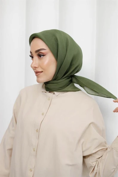 Abiye Eşarp Haki - 4