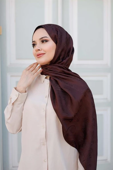 Etro Desen Premium Şal Kahve - 3