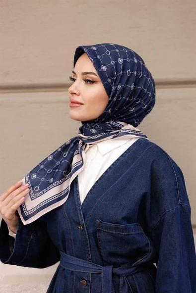 Q Serisi Eşarp Lacivert - 5