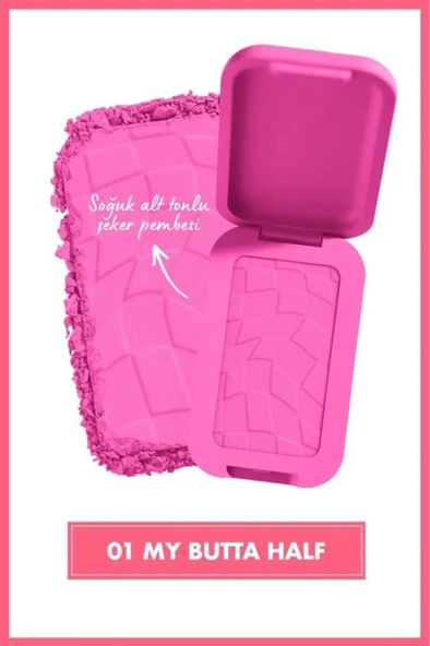 NYX Professional Makeup Buttermelt Blush Kremsi Pembe Pudra Allık - 01 My Butta Half - 2