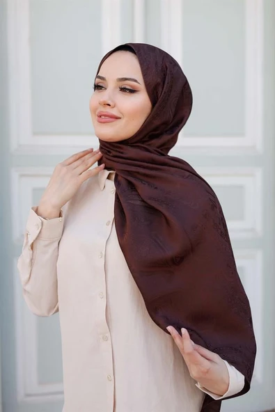 Etro Desen Premium Şal Kahve - 6