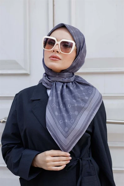 Q Serisi Eşarp Gri - 3