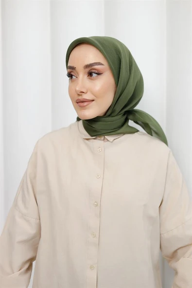 Abiye Eşarp Haki - 6