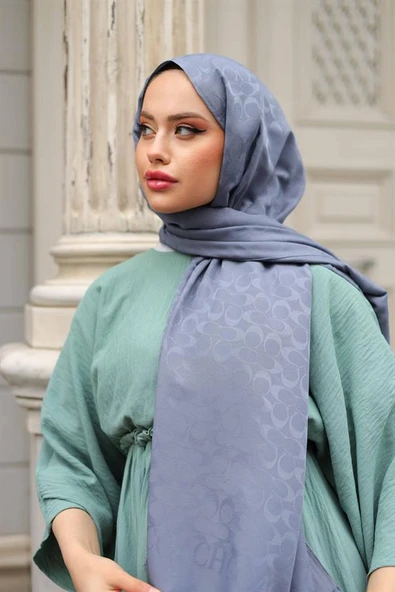 C Desen Şal Gri ürün görseli