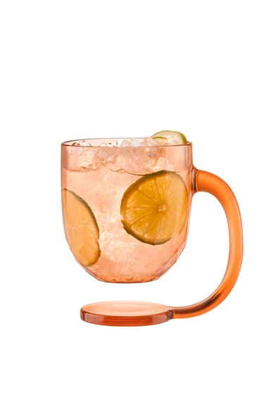 Domme 2'li Plastik Kupa - Turuncu - 385 ml - Resim 5