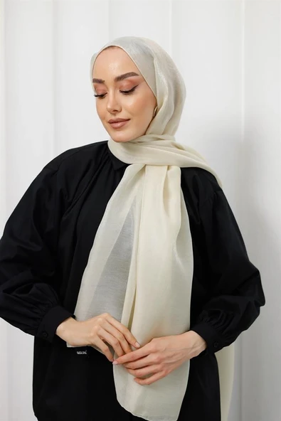 Abiye Şal Vanilya - 3
