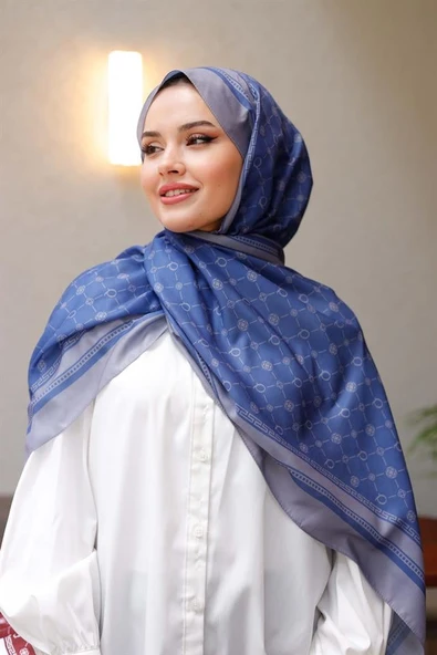 Q Serisi Şal İndigo - Resim 4