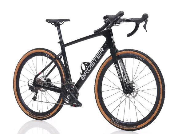 Broster GVR-CR 1000 51 Cm Full Karbon Gravel Yol Bisikleti Parlak Siyah ürün görseli