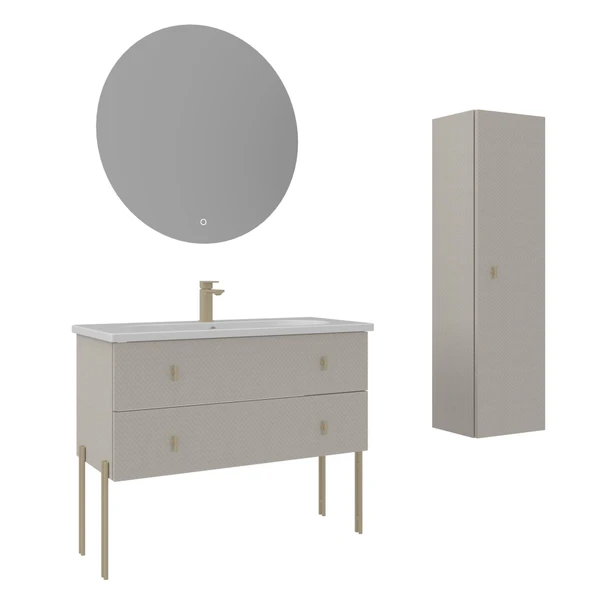 Orka Milazzo 100 cm Callisto Ayaklı Banyo Dolabı Takımı ve Boy Dolabı ürün görseli