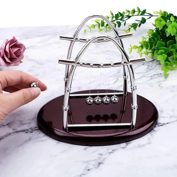 Kahverengi Oval Denge Topu - Resim 2