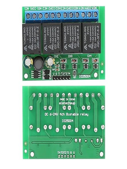 Akıllı Wifi 4 Kanal Röle USB 5V DC7-48V Smart Röle Modulü - 7