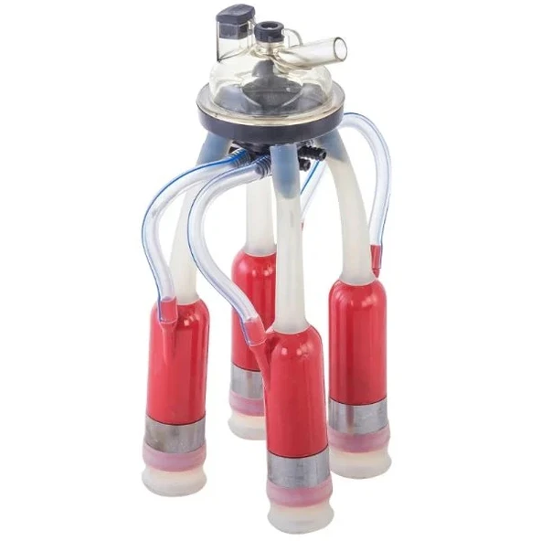 Bartech Süt Sağım Makinesi Pençe Komple Silikon Plastik Kılıflı 240cc - 1