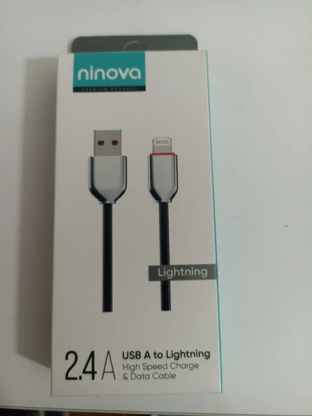 Ninova N43C 2.4A Usb A-Lightning Hızlı Şarj ve Data Kablosu ürün görseli