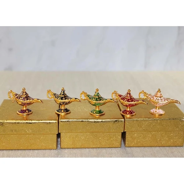 Mineli Metal Alaatin Lambası - Resim 2