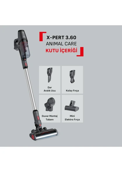 Tefal X-Pert Animal Care 3.60 TY6993TR Şarjlı Dikey Süpürge - Resim 6