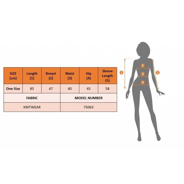 Lucky Life Kadın Uzun Kollu Bisiklet Yaka Iki Yandan Yırtmaç Detay Triko Bluz - 4