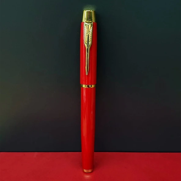 Metal Kırmızı Roller Kalem ürün görseli 1