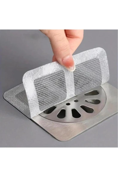 Mucit homeYapışkanlı Kullan At Lavabo Banyo Mutfak Duş Gider Saç Kıl Tüy Toplayıcı Tel Süzgeç ürün görseli