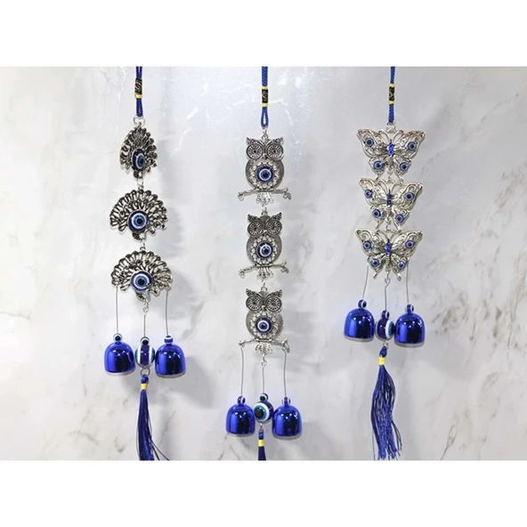 Metal Nazar Boncuğu Çan - Resim 2