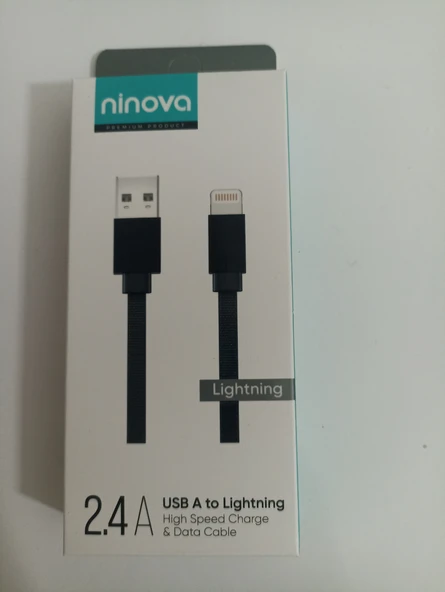 Ninova N46C 2.4 A Usb A-Lightning Hızlı Şarj ve Data Kablosu ürün görseli 1