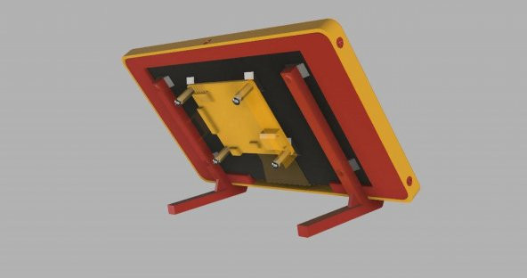 Raspberry Pi 7-Inç Dokunmatik Ekran Muhafaza Plastik Aparat - 3