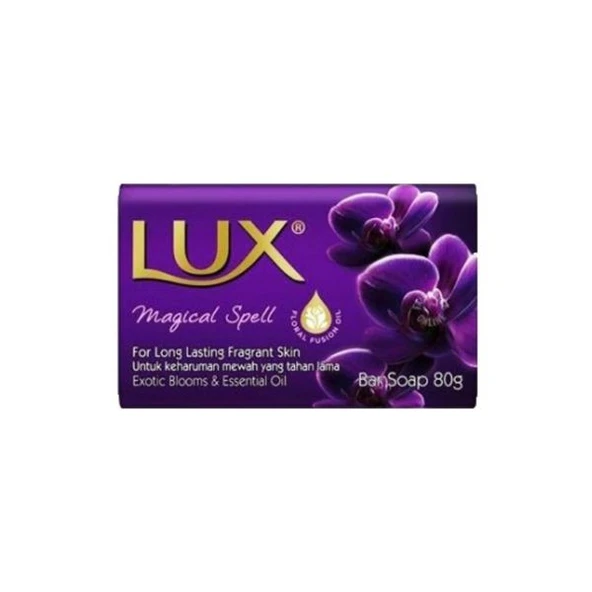 LUX KALIP SABUN 80G MAGİCAL SPELL EGZOTİK ÇİÇEKLER VE UÇUCU YAĞ ürün görseli 1