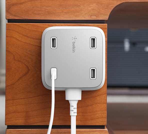 Belkin Family Rockstar 4 Portlu USB Şarj Cihazı