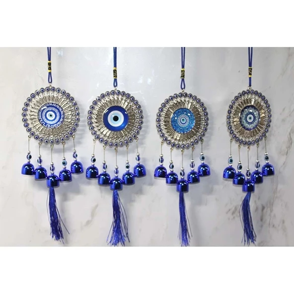 Metal Nazar Boncuğu Çan - Resim 2